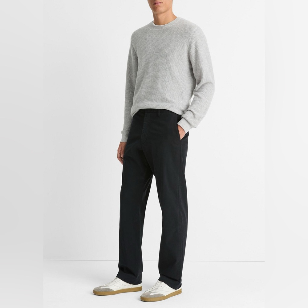 Vince Louie Relaxed Stretch-Cotton Pant Made in Italy size 32 chic minimalist
